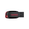Memoria USB SanDisk Cruzer Blade 16GB Color Negro con Rojo