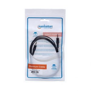 Cable Manhattan de audio stereo 3.5mm 1.8mts
