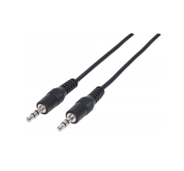 Cable Manhattan de audio stereo 3.5mm 1.8mts Kemik Guatemala