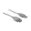 Cable de extensión Manhattan USB 2.0 3mts