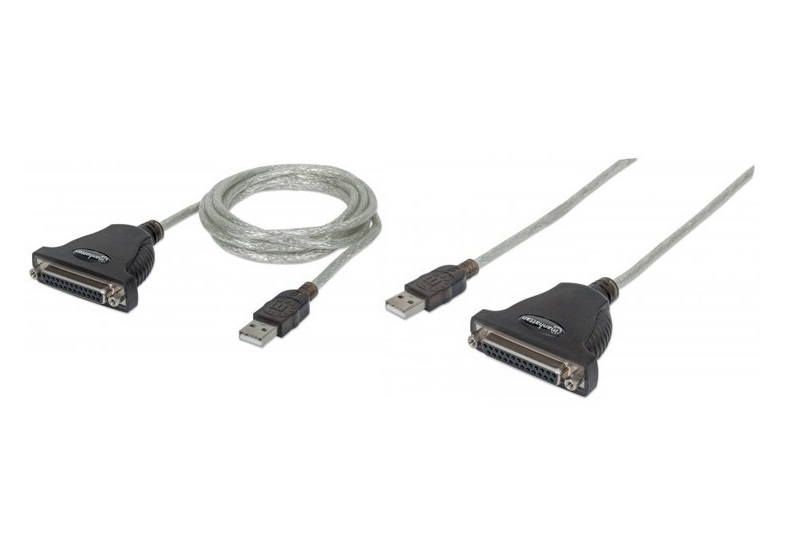 Adaptador Manhattan USB 1.1 a puerto paralelo DB25 Kemik Guatemala
