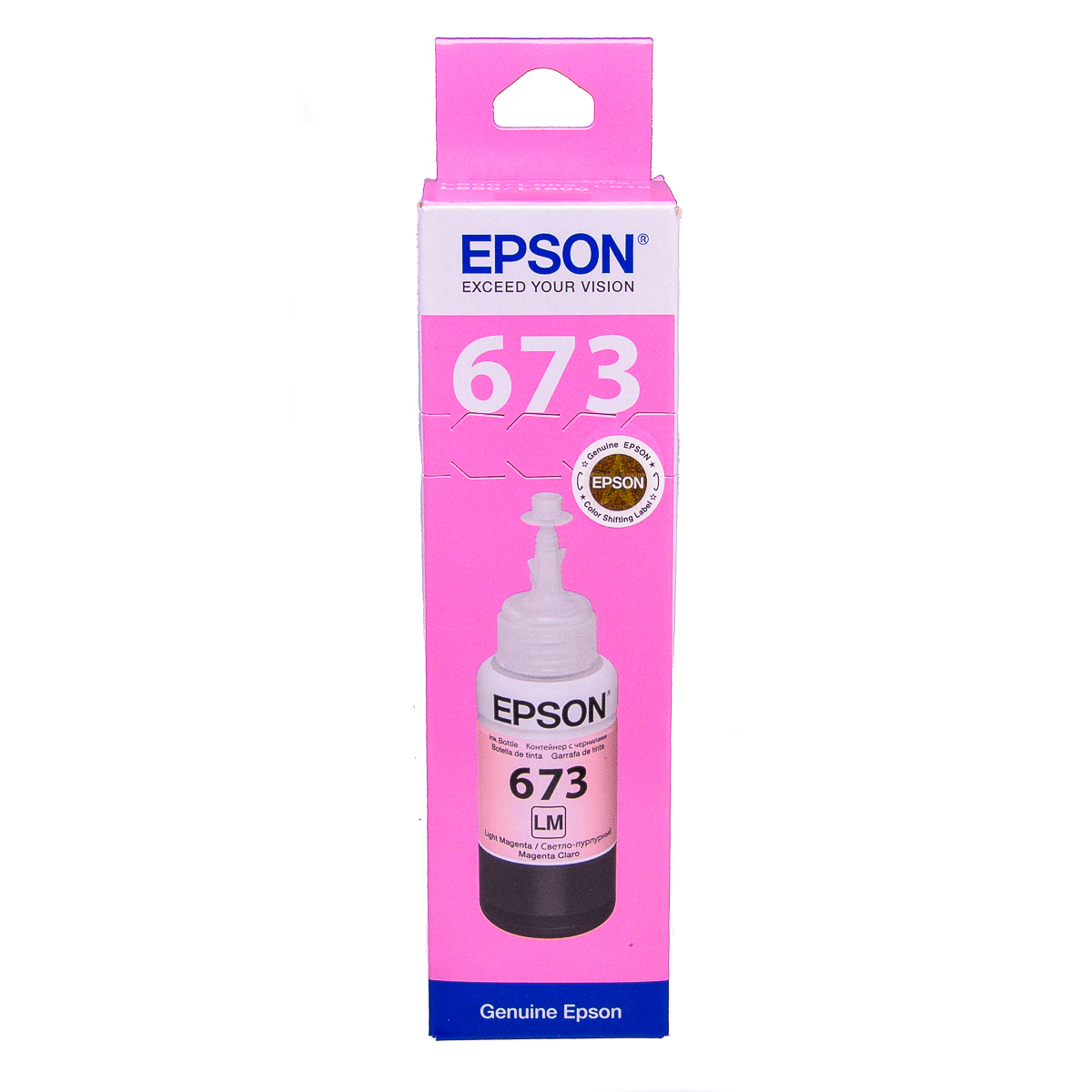 Botella de Tinta Epson 673 Light Magenta (Refill) - Kemik Guatemala