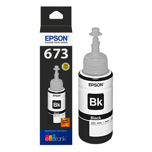 Botella de Tinta Epson 673 Negro (Refill) - Kemik Guatemala