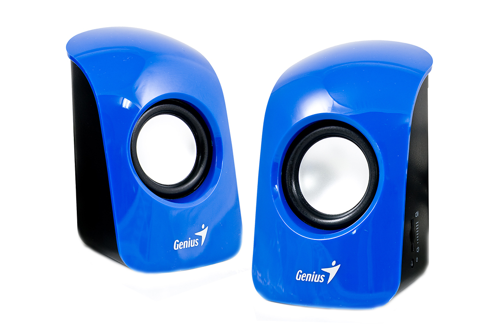 Bocinas Genius SP-U115 RMS Total 1.5W usb azul - Kemik Guatemala