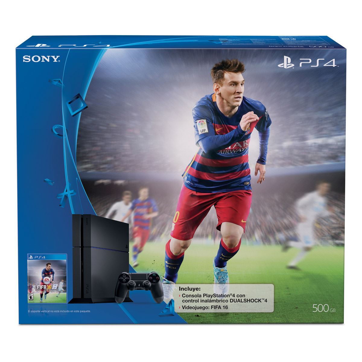 Consola Playstation 4 Negra 500gb Fifa 16 Ps4 Kemik Guatemala