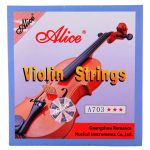 Set de Cuerdas para Violín Niqueladas marca Alice
