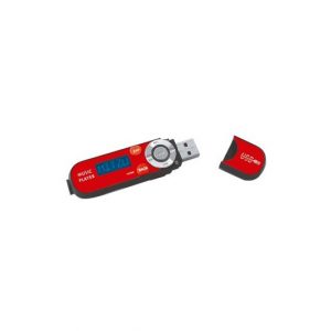 Reproductor MP3 Green Leaf tipo USB rojo
