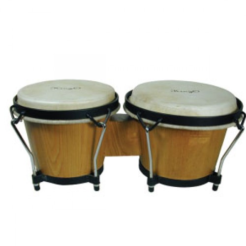 BONGO ZEBRA DE MADERA 7" X 8" Kemik Guatemala Kémik