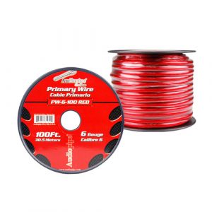 CABLE AUDIOPIPE PRIMARIO CAL. 6, 100' ROJO thumbnail