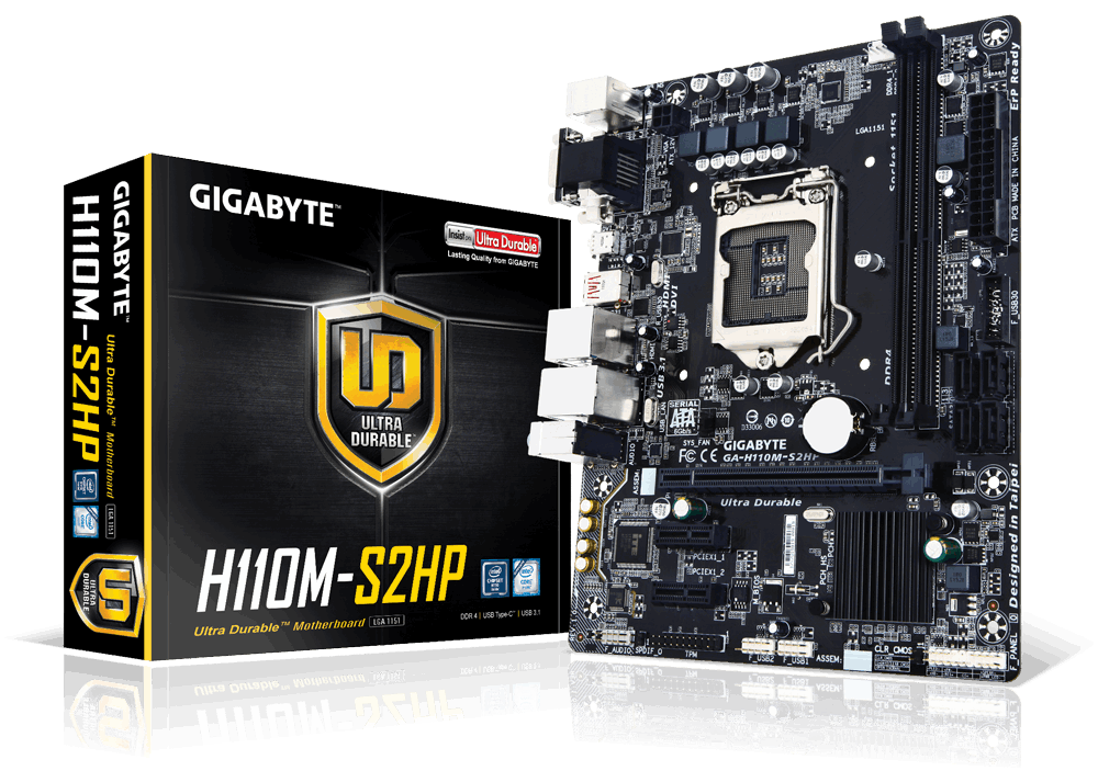 Motherboard Gigabyte GAH110MS2PH Kemik Guatemala Kémik