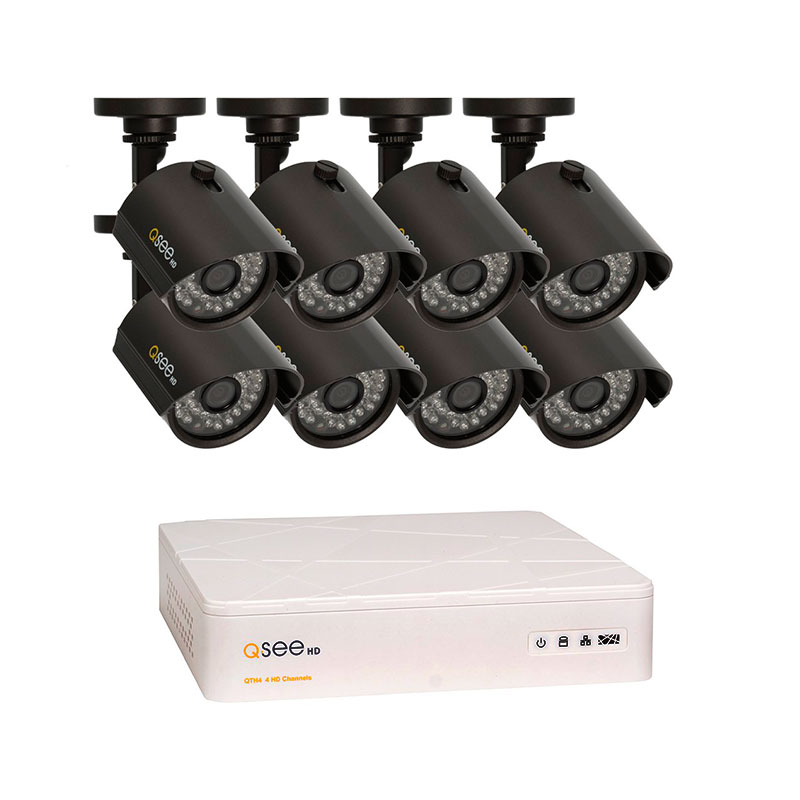 Kit DVR Qsee 8 Canales Con 8 Camaras + 1Tb (SvKit Camqth88Z31