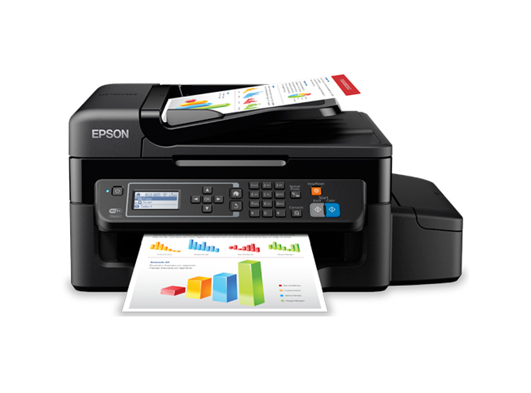 Impresora Multifuncional Epson Ecotank L575 de Sistema Continuo Wi-Fi Fax  Ethernet - Kemik Guatemala