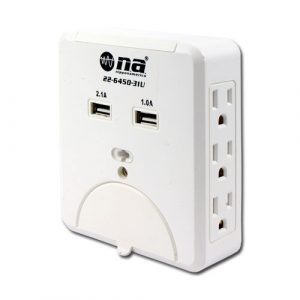 Nippon America Tomacorriente de 6 Tomas para Sobreponer 5V + 2 USB thumbnail