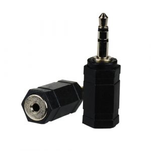 Nippon America Adaptador Jack Hembra 2.5mm a Conector Plug Macho 3.5mm Estéreo 10 Unidades thumbnail