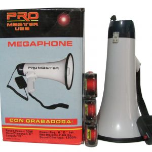 Megafono Pro Master 8"/35w/grabador