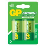 Batería D Greencell Carbon 1.5V Carton 2 piezas Marca GP