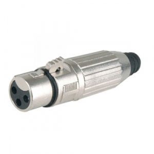 Conector XLR Hembra Metalico marca Nippon America thumbnail