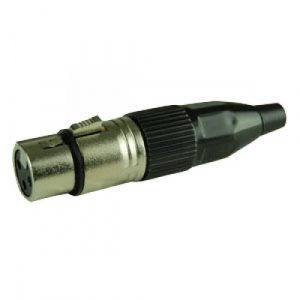 Conector XLR hembra Negro marca Nippon America thumbnail