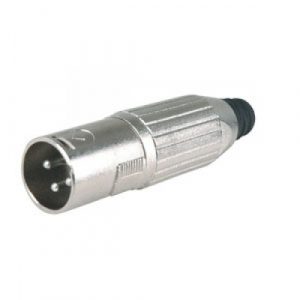 Conector Zebra XLR Macho Metalico thumbnail