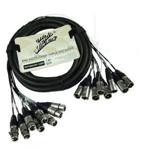 Zebra 8 Cables XLR Macho a XLR Hembra 16' Calibre 8 Bronce thumbnail