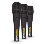 Set de 3 micrófonos SKP alámbricos