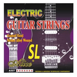 Cuerdas para Guitarra Electrica # 4, 10 piezas marca Alice