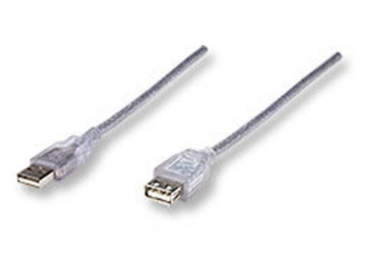Cable Extension USB Macho a USB 1.8m Manhattan