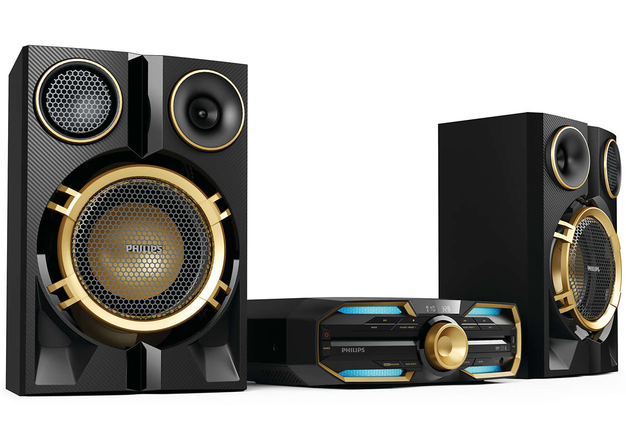 Mini Sistema Hi-Fi con Bluetooth NFC 1200w RMS Philips - Kemik Guatemala
