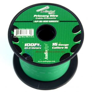 Cable audiopipe primario cal. 16 verde 100' thumbnail