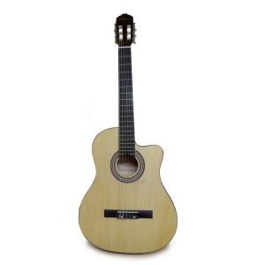 Valenciana Guitarra Electro Clasica 39" Natural con Funda thumbnail