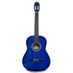 Guitarra clássica Valenciana 39» azul negro con estuche