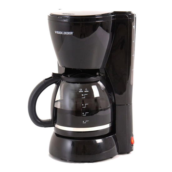 Cafetera Black\u0026Decker 10 tazas negra - Kemik Guatemala