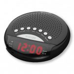 Radio despertador con doble alarma RCA