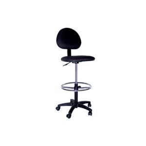 ABM Silla Tipo Cajero con Aro Ajustable - Negro thumbnail