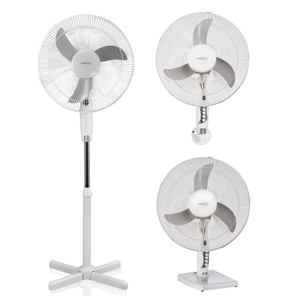 Ventilador 3 En 1 De 16" Negro Marca Premium - Kemik Guatemala