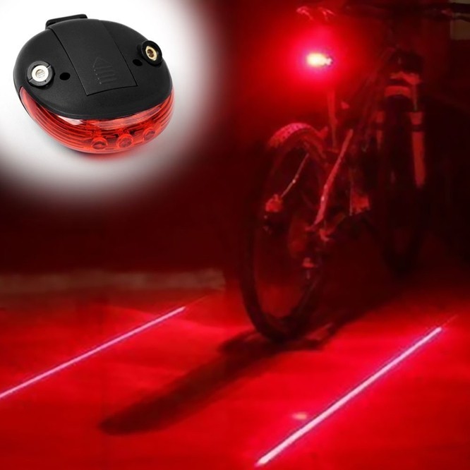 Luz Luces Led Para Bicicleta Bici Delantera Trasera laser Ciclismo Moto 