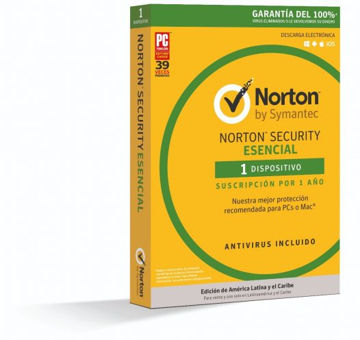 Antivirus Norton Security Esencial para 1 Usuario por 1 Año