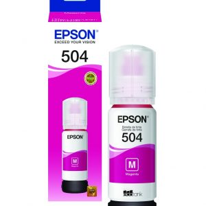 Botella de Tinta Epson T504 Magenta (Refill)
