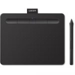 Tableta Digitalizadora Bluetooth Wacom Intuos Small Color Negro con Lápiz 