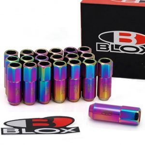 Set de 20 Lug Nuts de Aluminio Forjado de 60 mm - Color Neon - Marca Blox