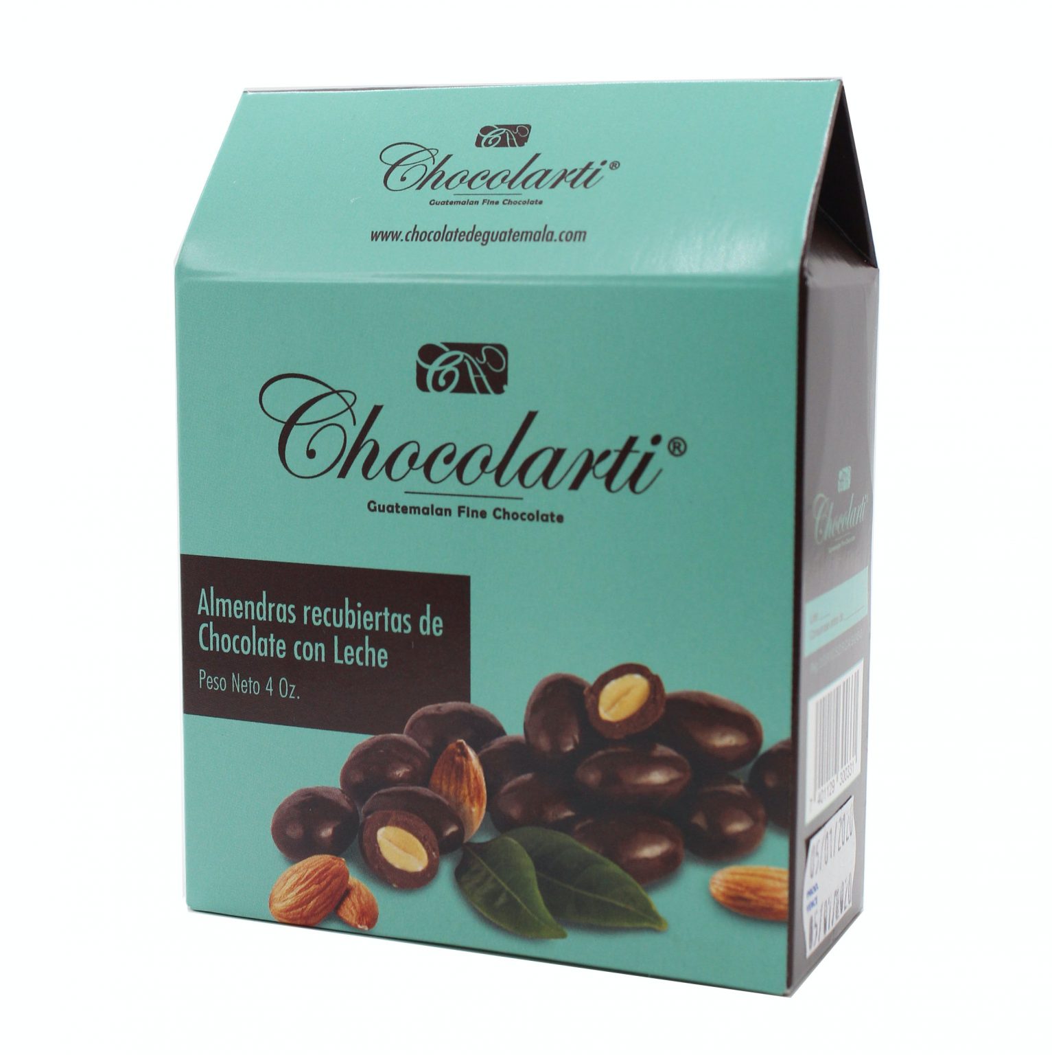 Caja De Almendras Cubiertas De Chocolate Marca Chocolarti Oz