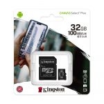 Kinston Canvas Select Plus Tarjeta microSD 32GB