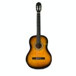 Guitarra Clásica de 39" marca Valenciana color Sunburst (Con Funda)