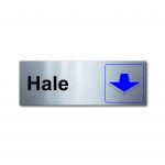 Sticker de Aluminio Hale/Horizontal 20 X 7 (cm)