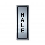 Sticker de Aluminio Hale/Vertical 7 X 20 (cm)