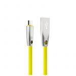 Cable de Carga Micro USB marca Awei color Amarillo de 1 Metro
