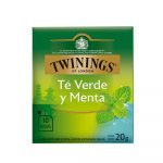 Twinings Te en Sobre Té Verde con Menta (10 und)