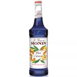 Syrup blue curacao 750 ml marca Monin