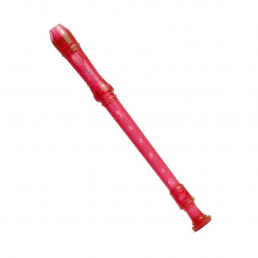 Flauta escolar color rojo marca Mis Pasitos