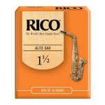 Paquetes de 10 Cañuelas para Saxo Alto Madera Rico Rja1015 1 1/2